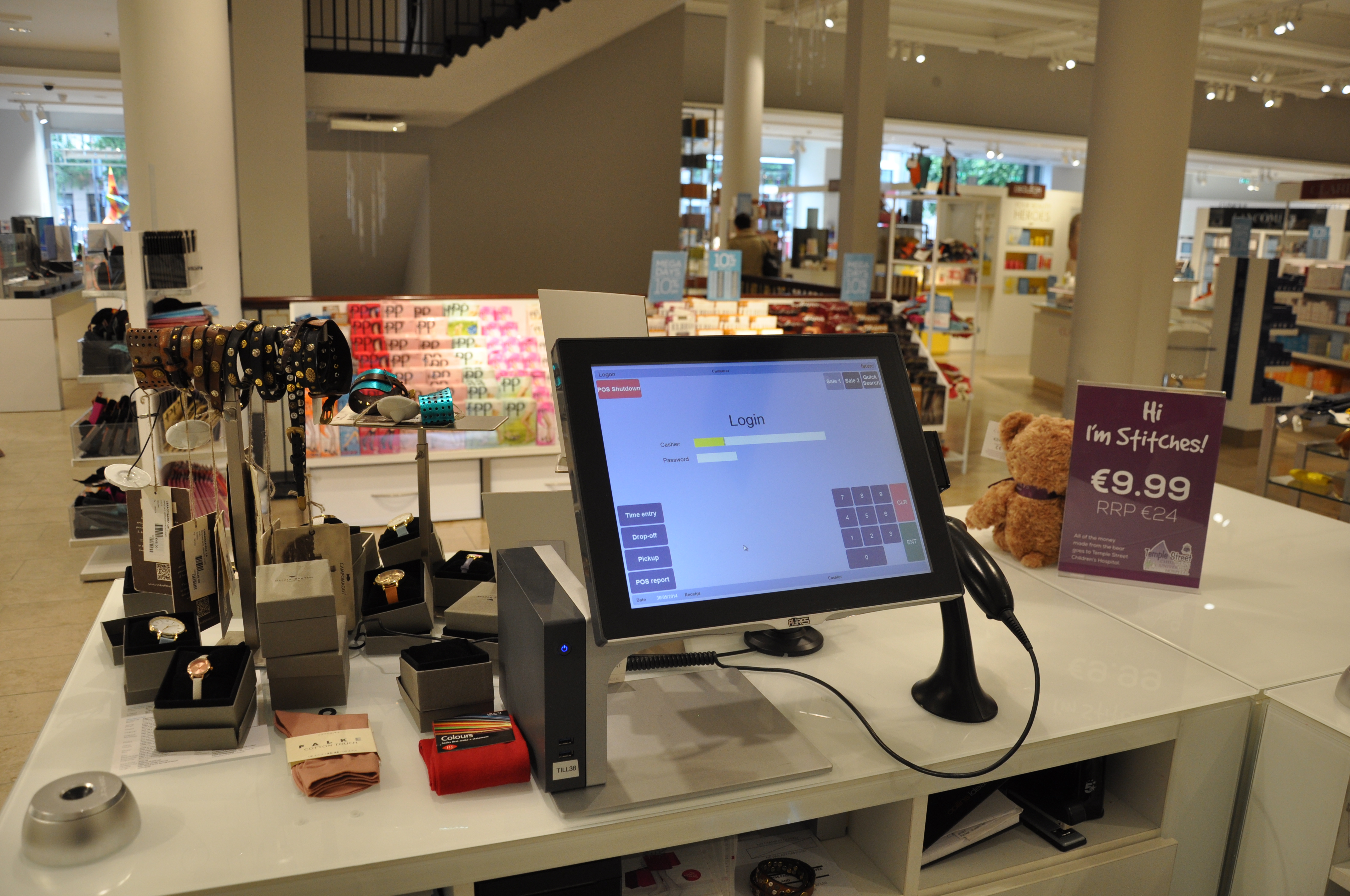AURES’ sangos using Futura's EPoS solution in use in Clerys