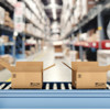 Boxes in warehouse