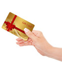 Giftcard being held