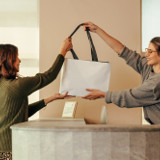 Customer buying shopping