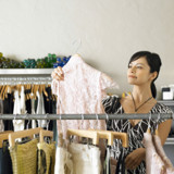 Lady shopping